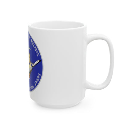 STS 49 (NASA) White Coffee Mug-The Sticker Space