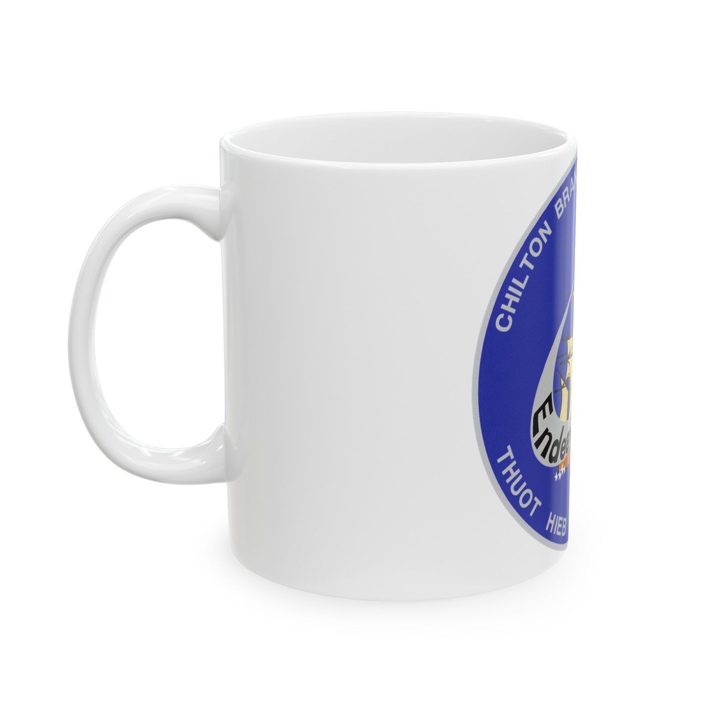 STS 49 (NASA) White Coffee Mug-The Sticker Space