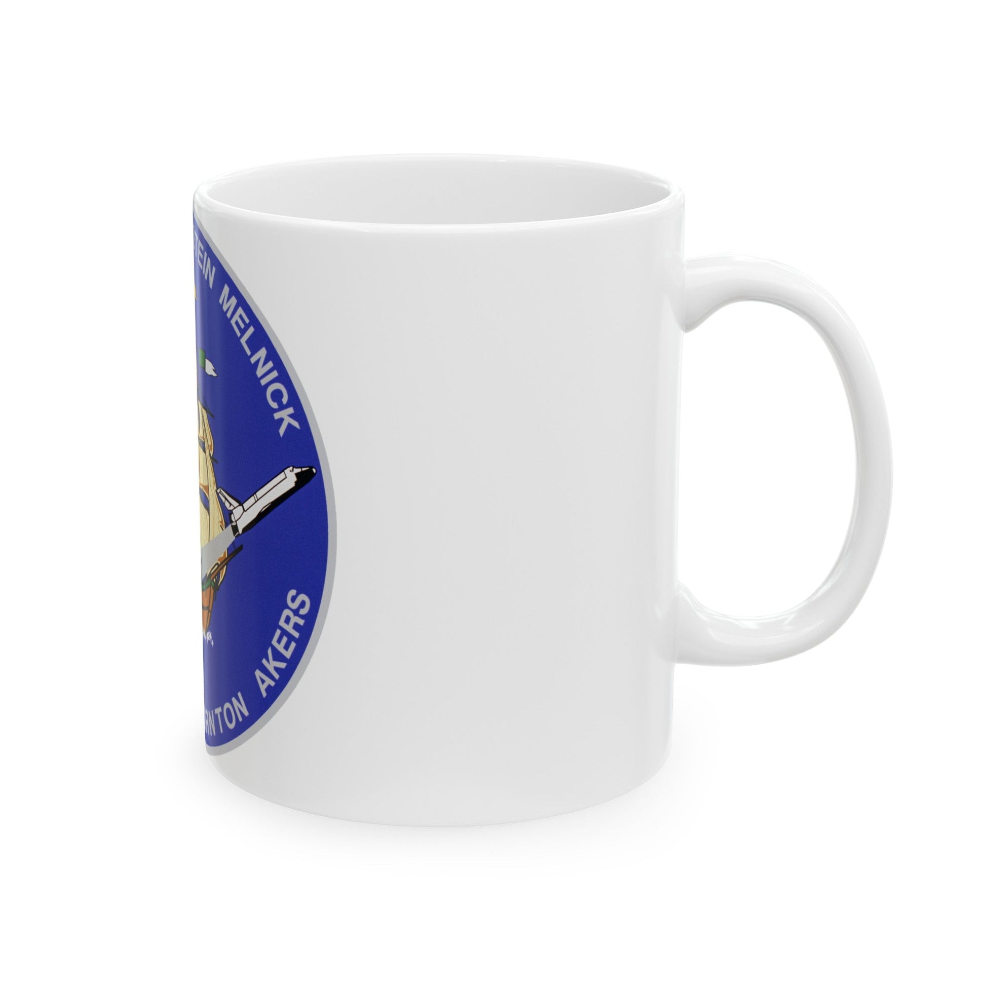 STS 49 (NASA) White Coffee Mug-The Sticker Space