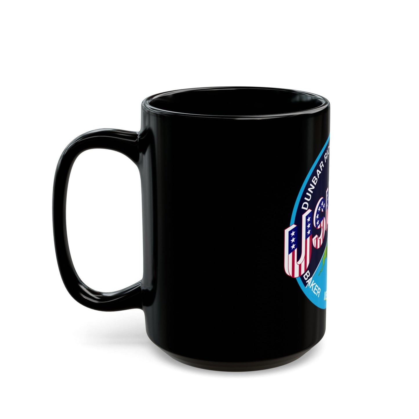 STS 50 (NASA) Black Coffee Mug-The Sticker Space