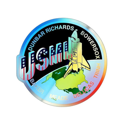 STS 50 (NASA) Holographic STICKER Die-Cut Vinyl Decal 6 Inch Holographic - The Sticker Space