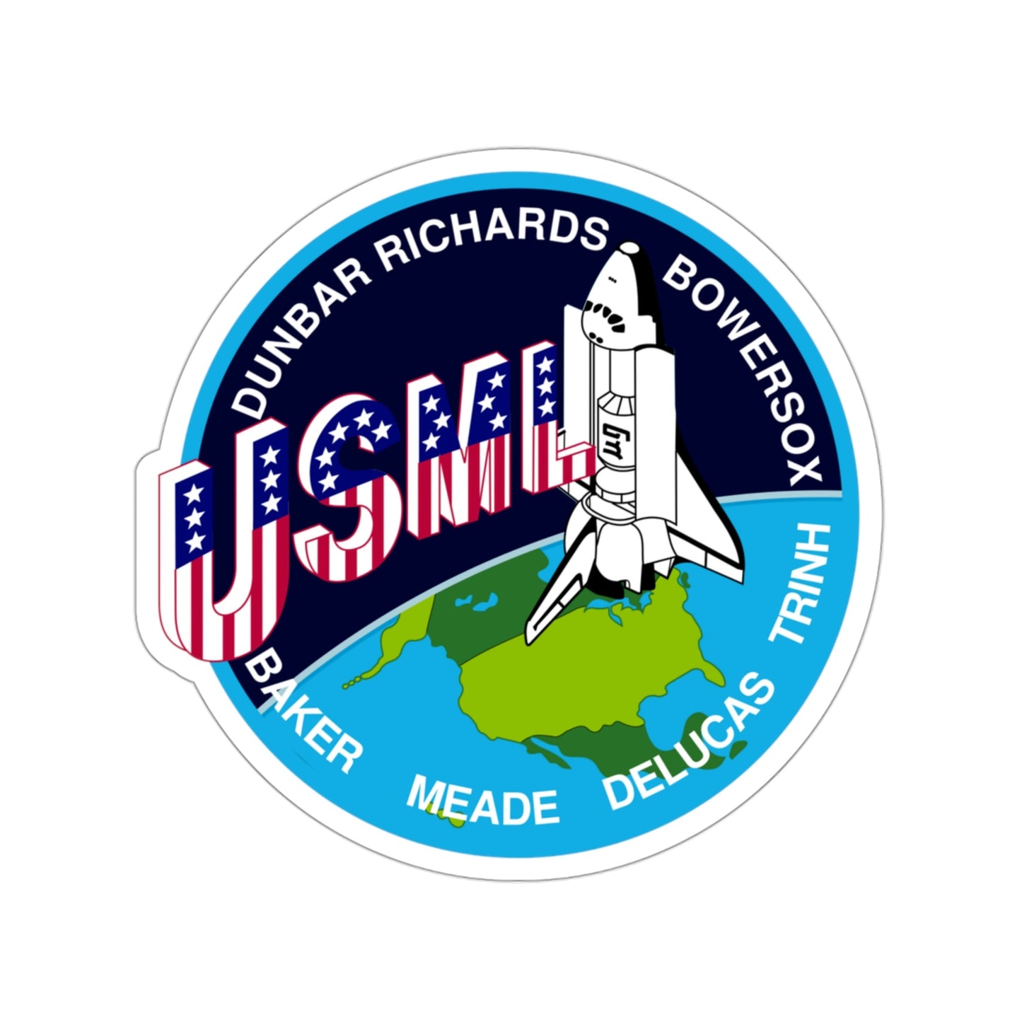 STS 50 Patch NASA STICKER Vinyl Die-Cut Decal-3 Inch-The Sticker Space