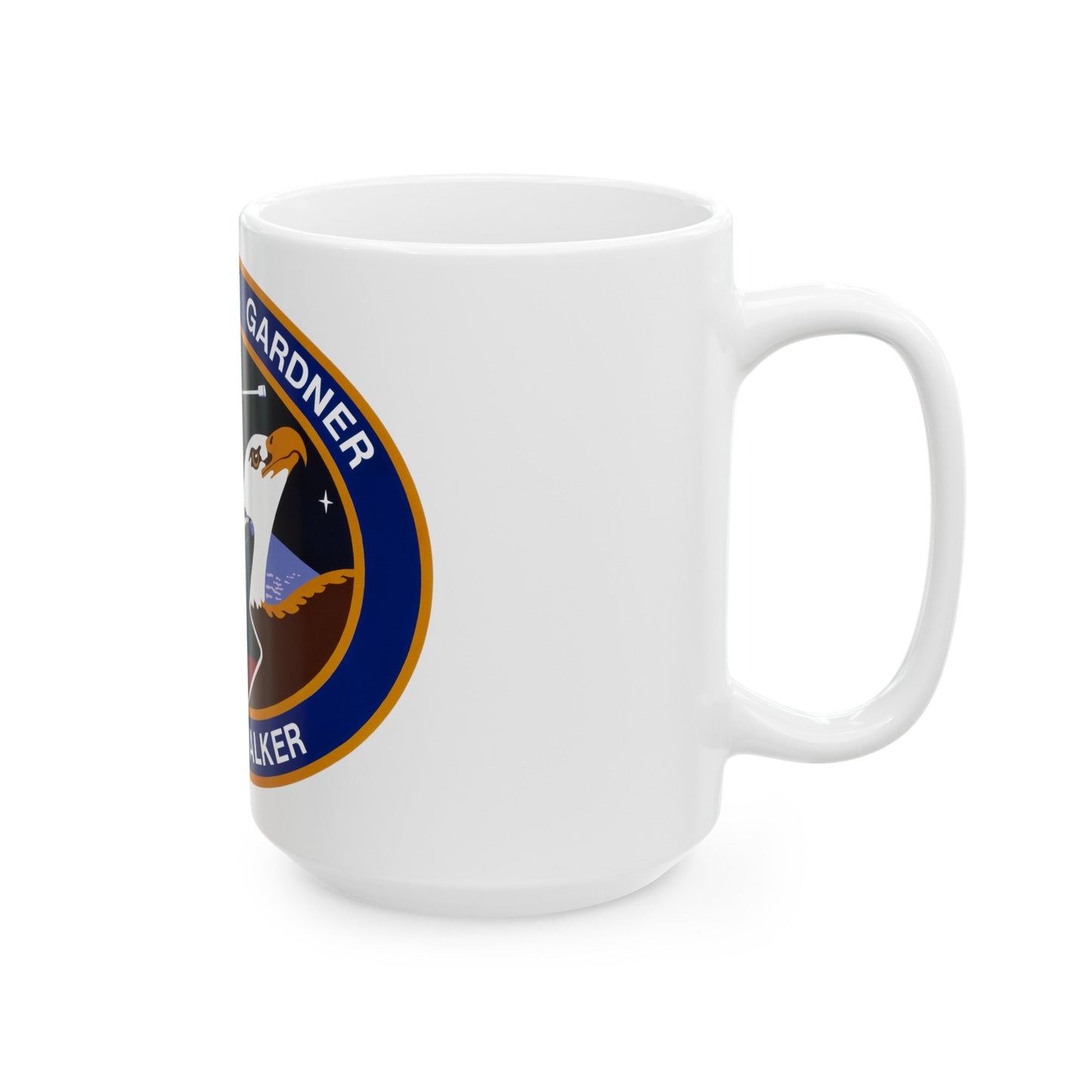 STS 51 a (NASA) White Coffee Mug-The Sticker Space