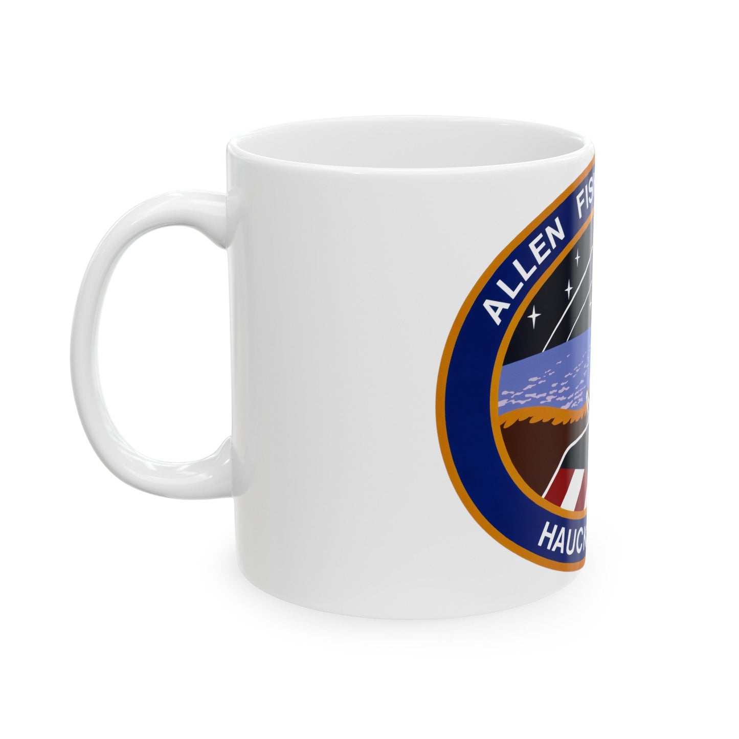 STS 51 a (NASA) White Coffee Mug-The Sticker Space