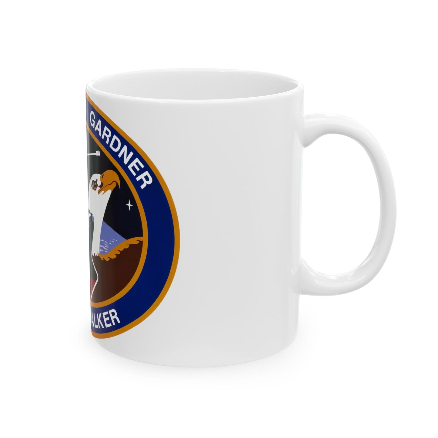 STS 51 a (NASA) White Coffee Mug-The Sticker Space