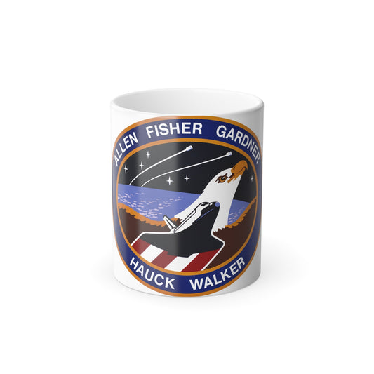 STS 51 a Patch NASA - Color Changing Mug 11oz-11oz-The Sticker Space