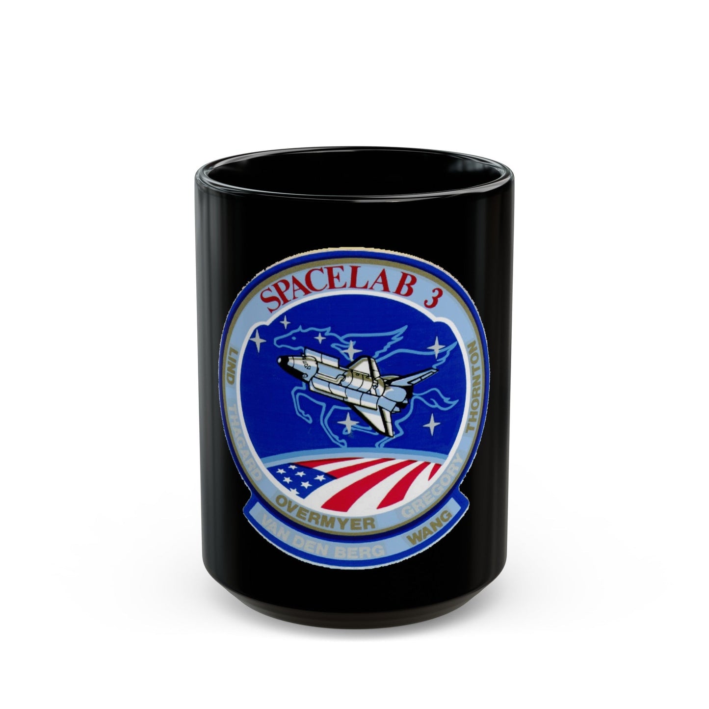 STS 51 b (NASA) Black Coffee Mug-15oz-The Sticker Space