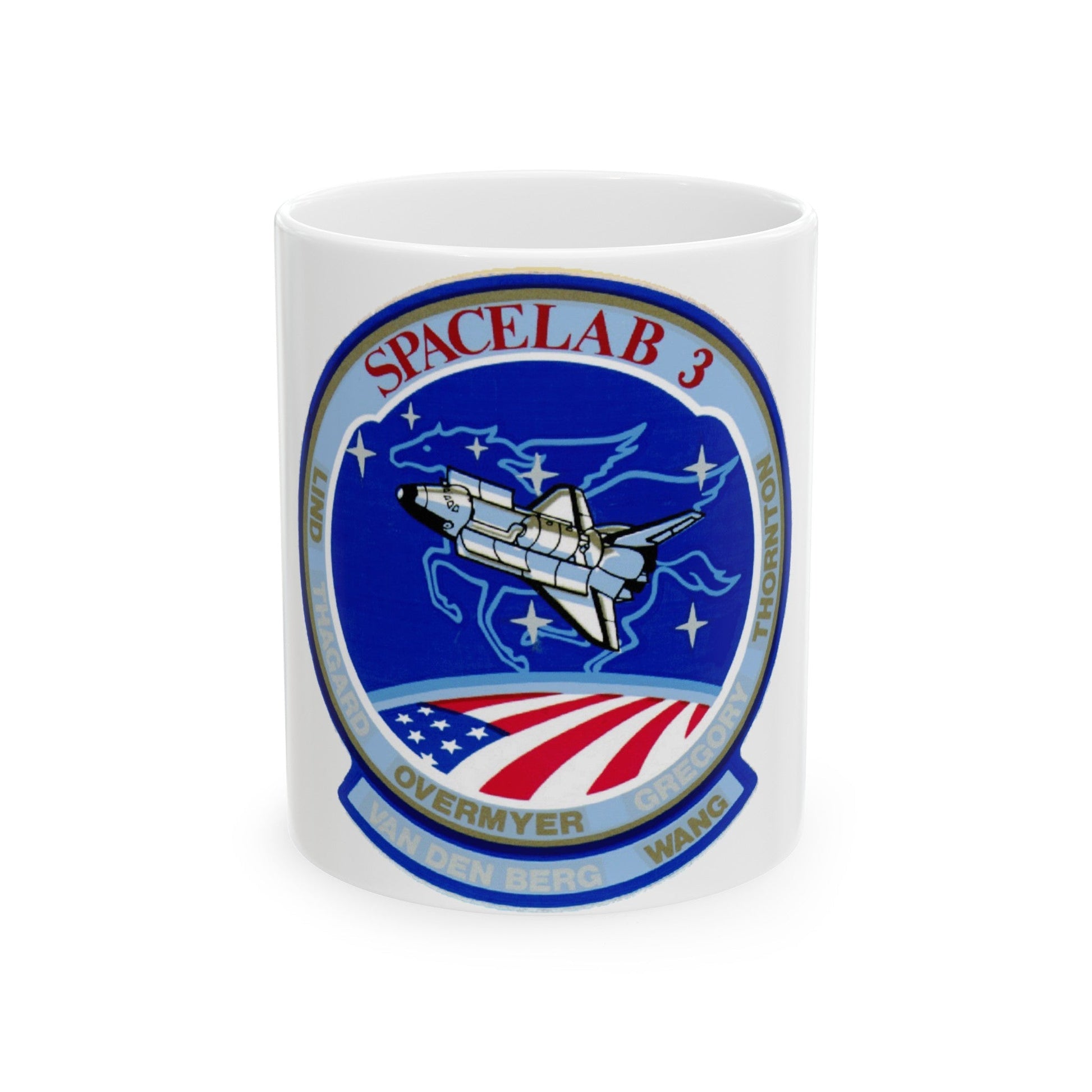 STS 51 b (NASA) White Coffee Mug-11oz-The Sticker Space