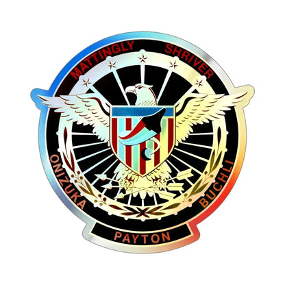 STS 51 C (NASA) Holographic STICKER Die-Cut Vinyl Decal 5 Inch Holographic - The Sticker Space