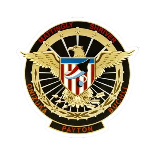 STS 51 c (NASA) STICKER Vinyl Kiss-Cut Decal 2 Inch White - The Sticker Space