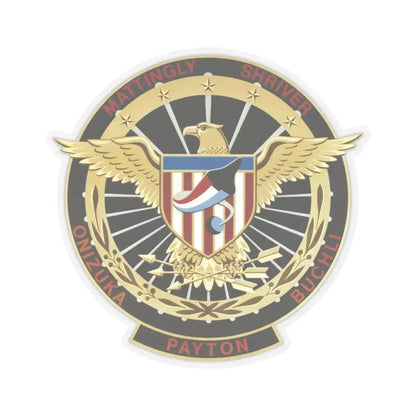 STS 51 c (NASA) STICKER Vinyl Kiss-Cut Decal 6 Inch Transparent - The Sticker Space