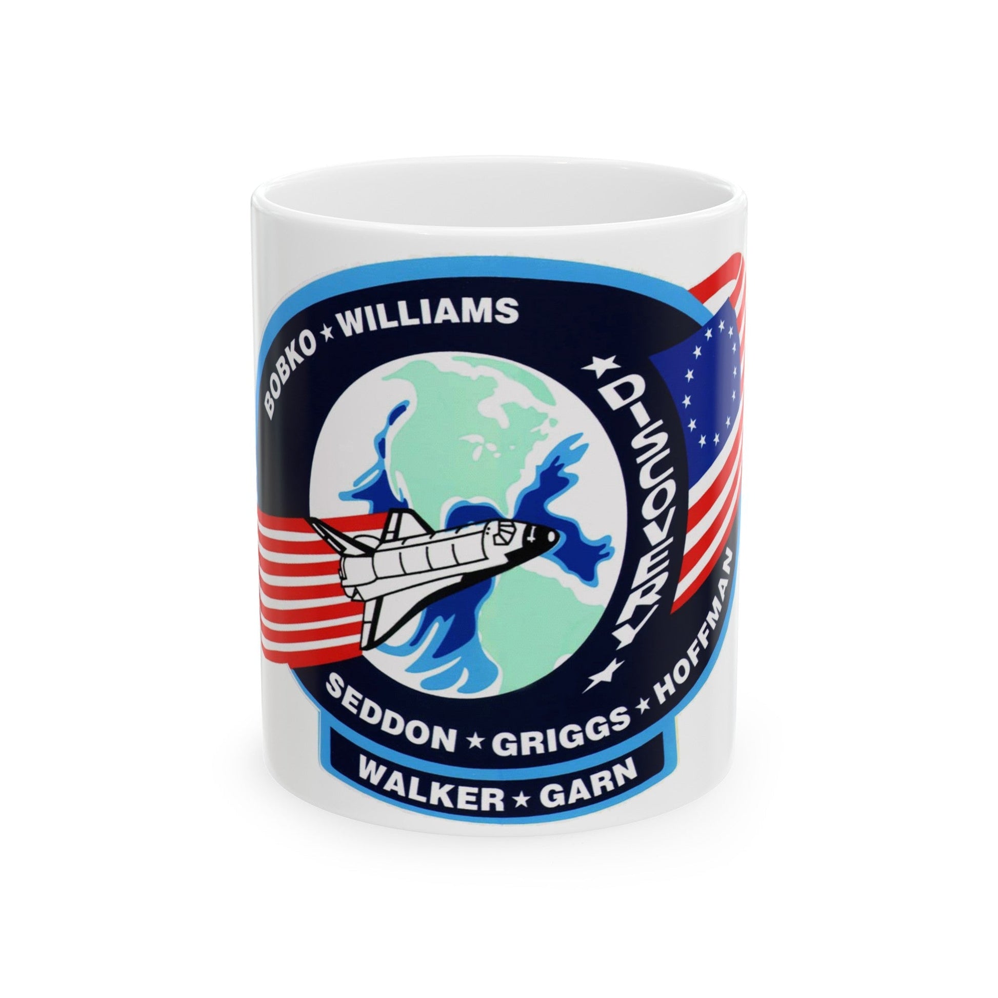 STS 51 d (NASA) White Coffee Mug-11oz-The Sticker Space