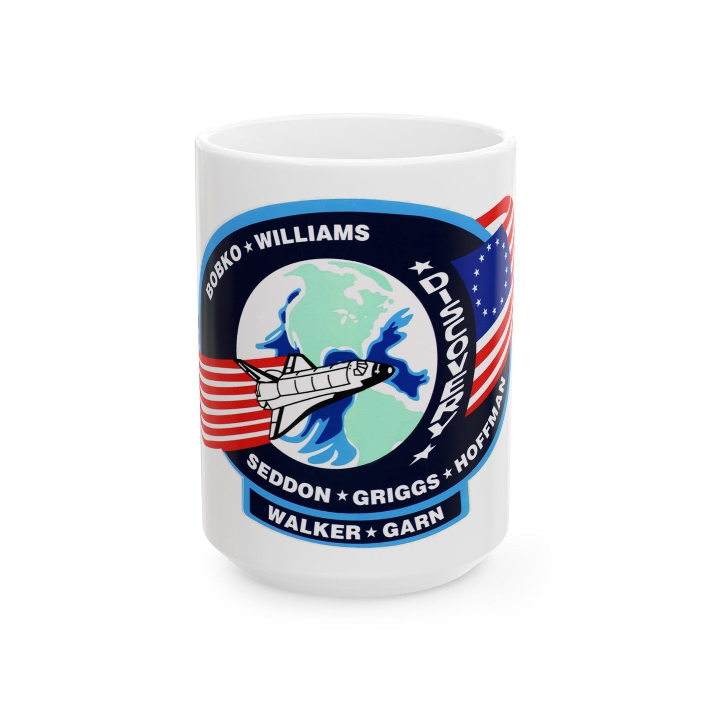 STS 51 d (NASA) White Coffee Mug-15oz-The Sticker Space