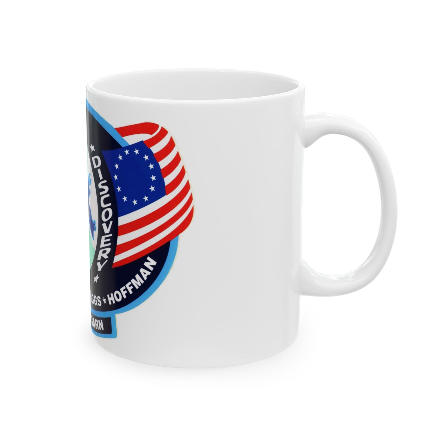 STS 51 d (NASA) White Coffee Mug-The Sticker Space