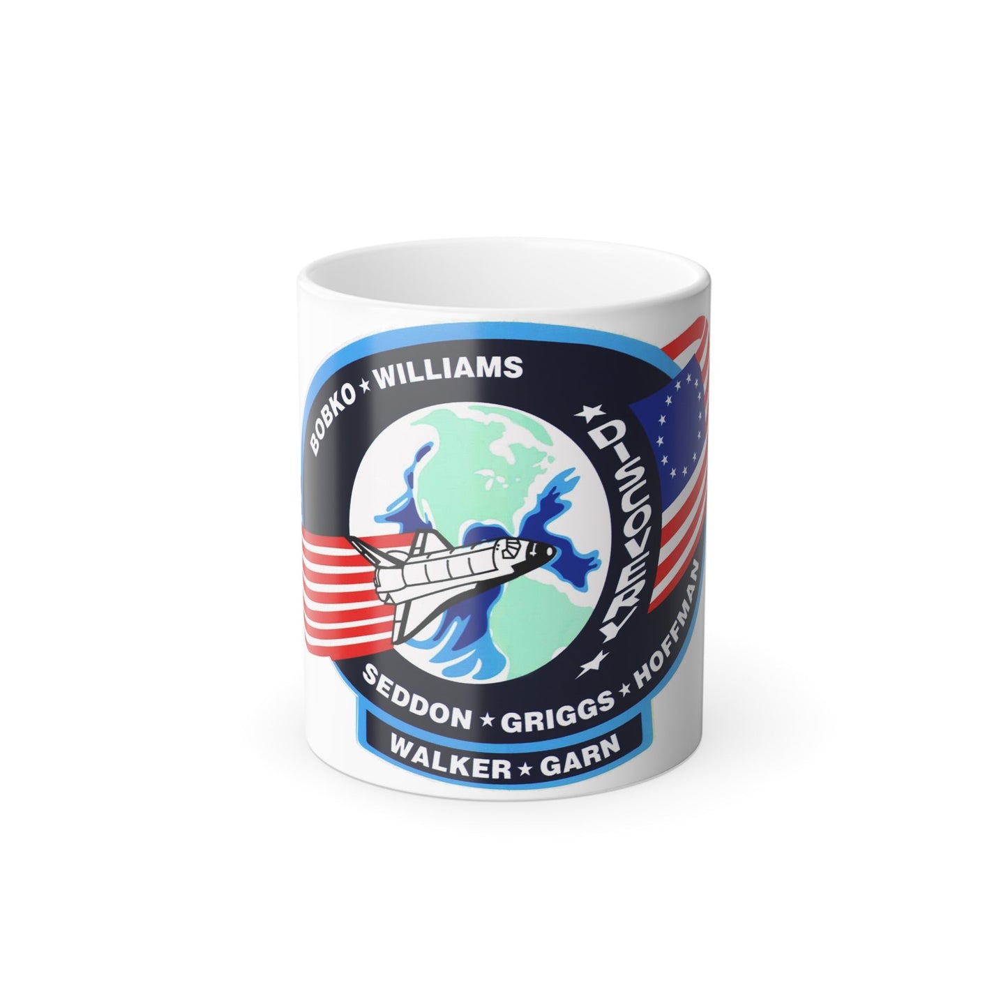 STS 51 d Patch NASA - Color Changing Mug 11oz-11oz-The Sticker Space