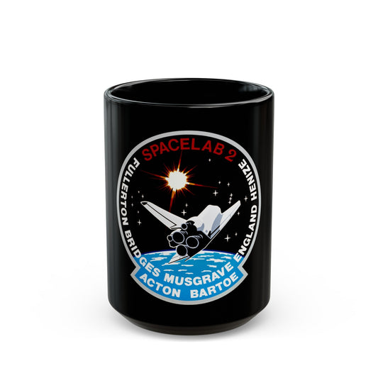 STS 51 f (NASA) Black Coffee Mug-15oz-The Sticker Space