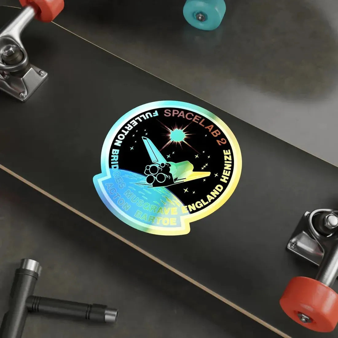 STS 51 F (NASA) Holographic STICKER Die-Cut Vinyl Decal - The Sticker Space