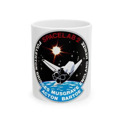 STS 51 f (NASA) White Coffee Mug-11oz-The Sticker Space