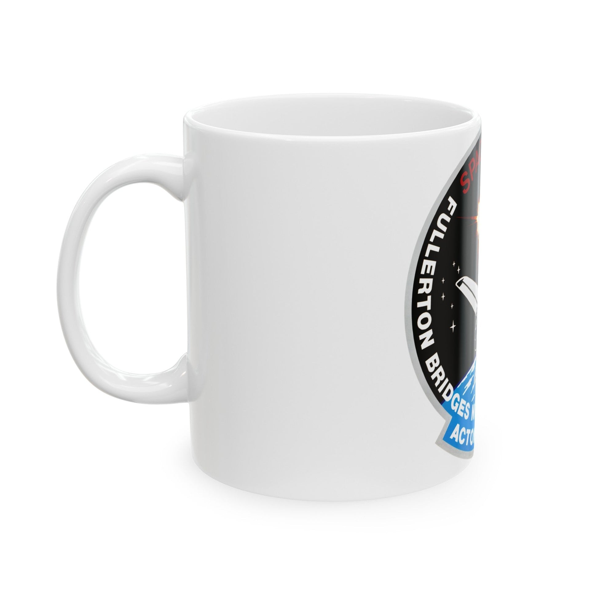 STS 51 f (NASA) White Coffee Mug-The Sticker Space