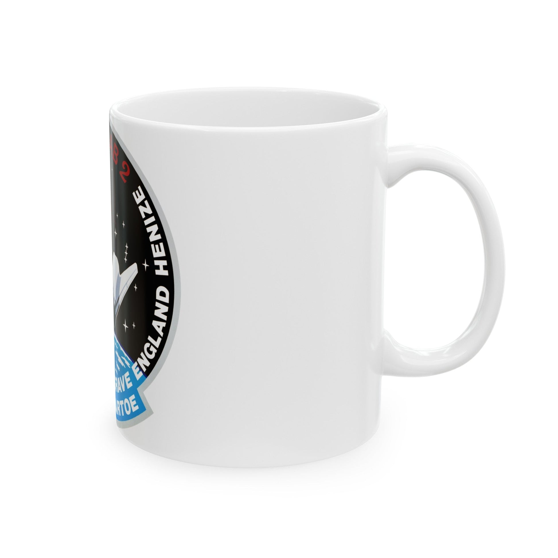 STS 51 f (NASA) White Coffee Mug-The Sticker Space