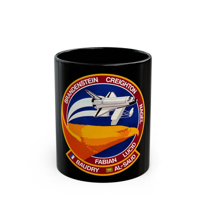 STS 51 g (NASA) Black Coffee Mug-11oz-The Sticker Space