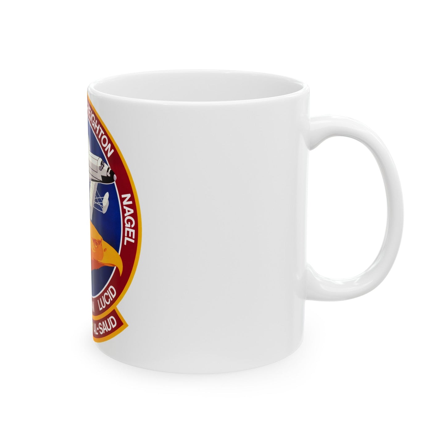 STS 51 g (NASA) White Coffee Mug-The Sticker Space