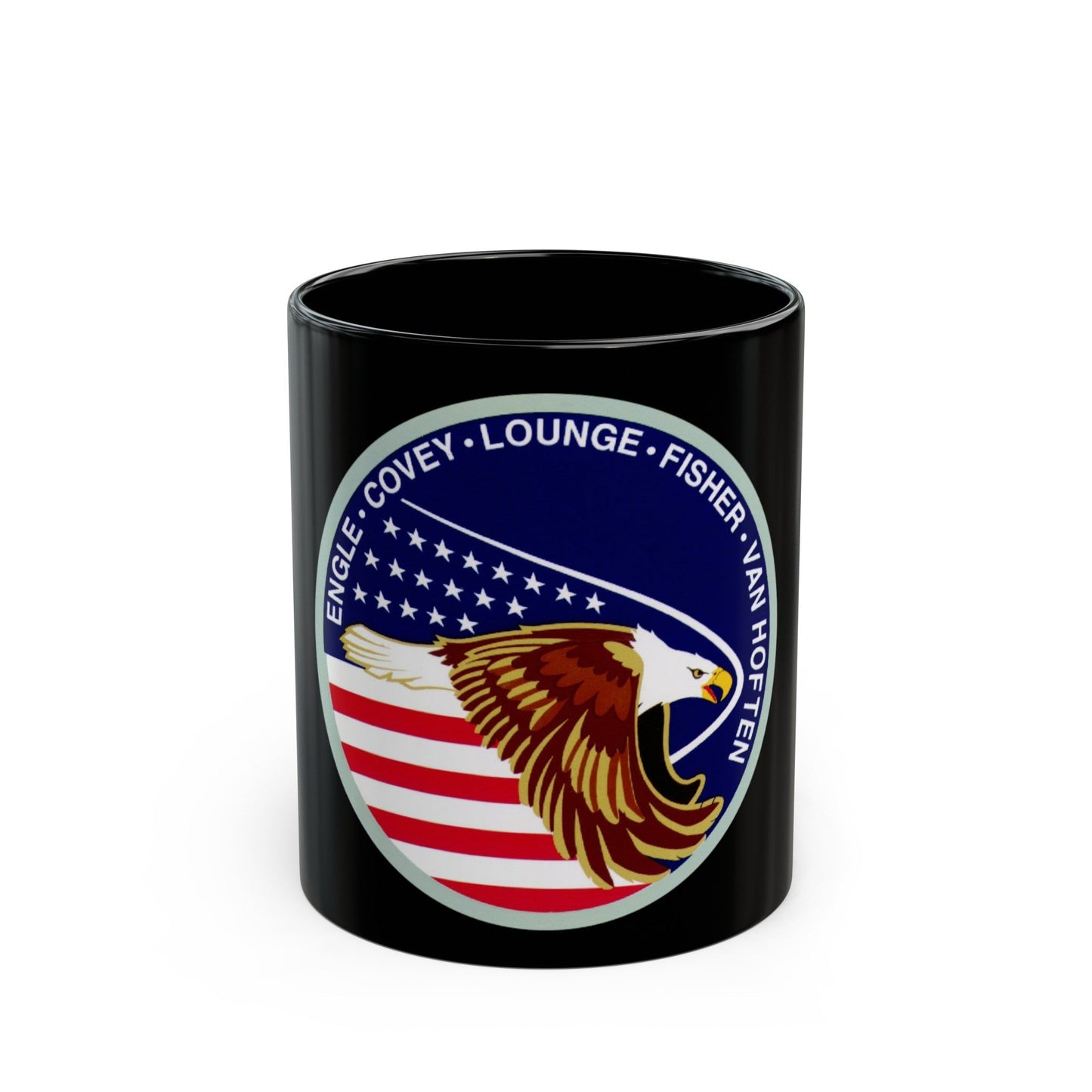 STS 51 i (NASA) Black Coffee Mug-11oz-The Sticker Space