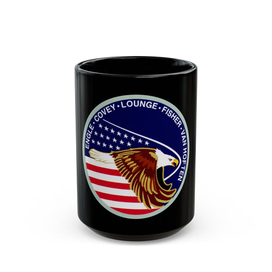 STS 51 i (NASA) Black Coffee Mug-15oz-The Sticker Space