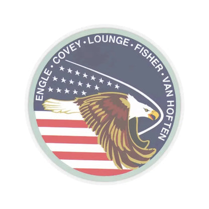 STS 51 i (NASA) STICKER Vinyl Kiss-Cut Decal 3 Inch Transparent - The Sticker Space