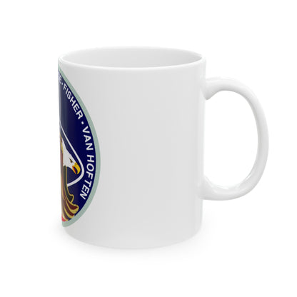 STS 51 i (NASA) White Coffee Mug-The Sticker Space