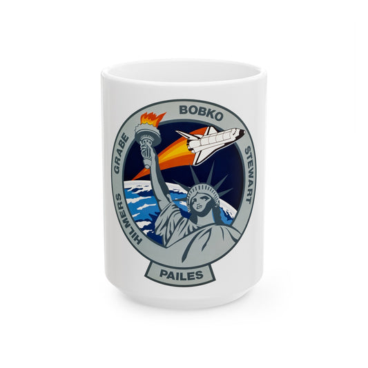 STS 51 j (NASA) White Coffee Mug-15oz-The Sticker Space