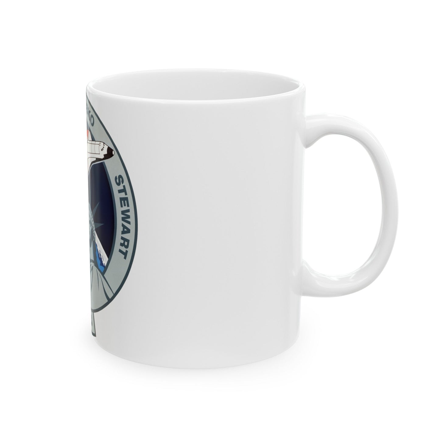 STS 51 j (NASA) White Coffee Mug-The Sticker Space