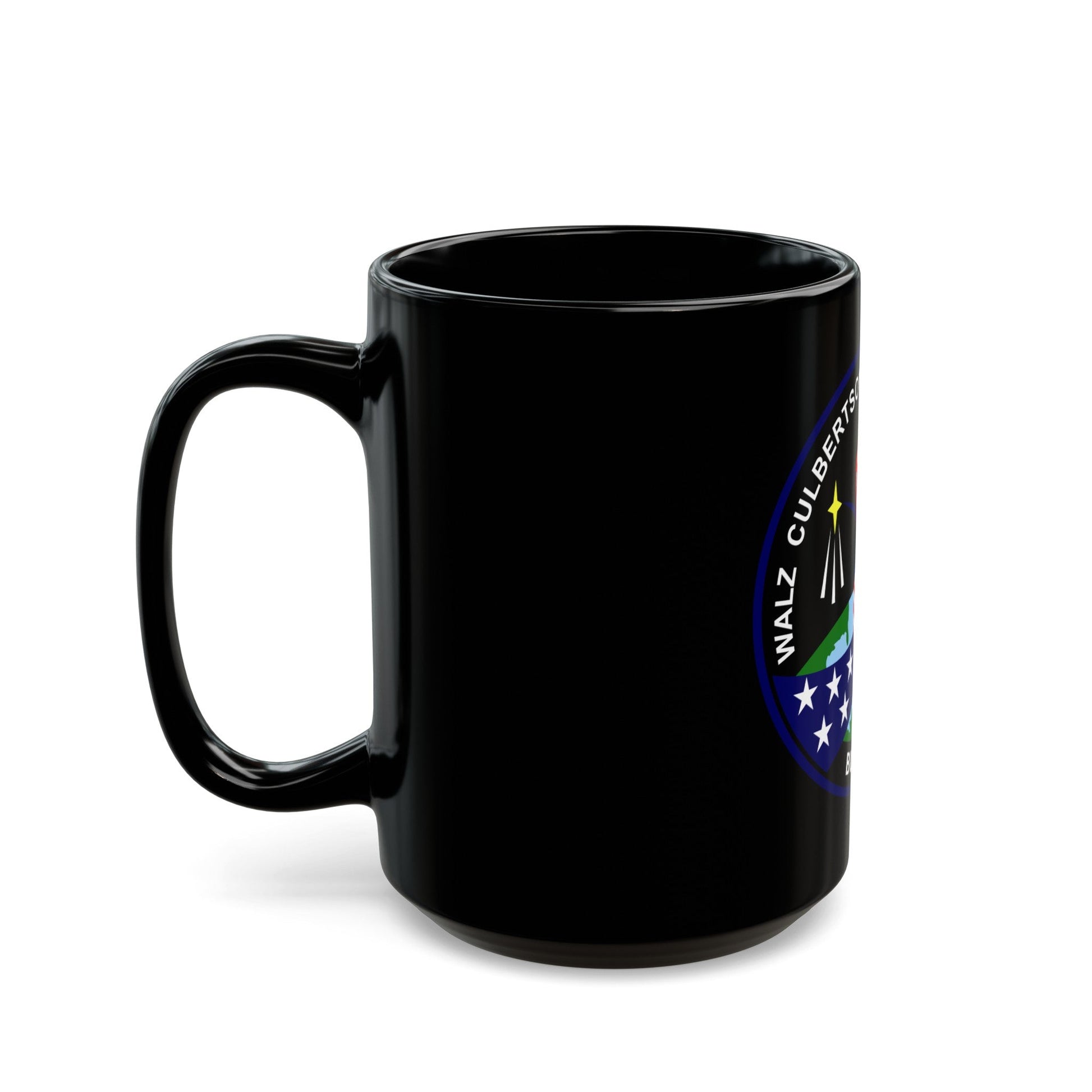 STS 51 L (NASA) Black Coffee Mug-The Sticker Space