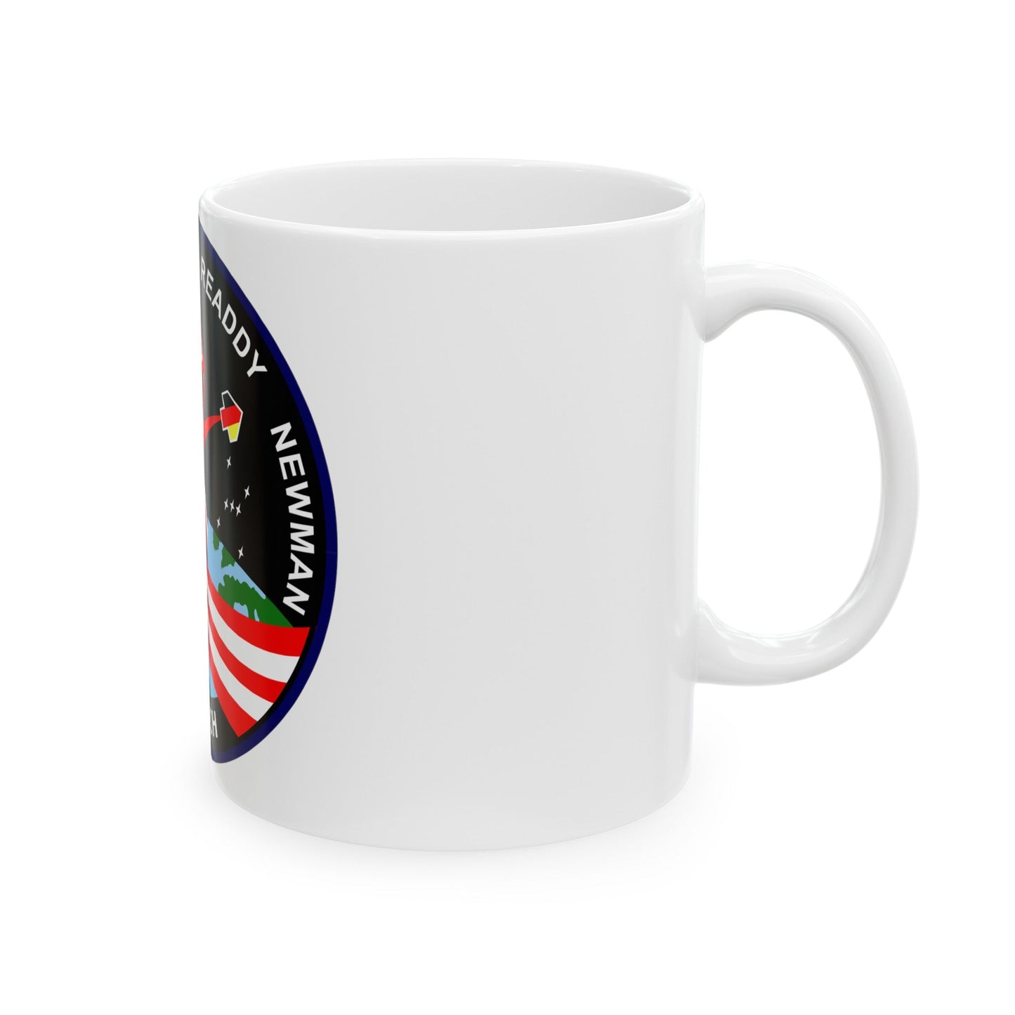 STS 51 L (NASA) White Coffee Mug-The Sticker Space