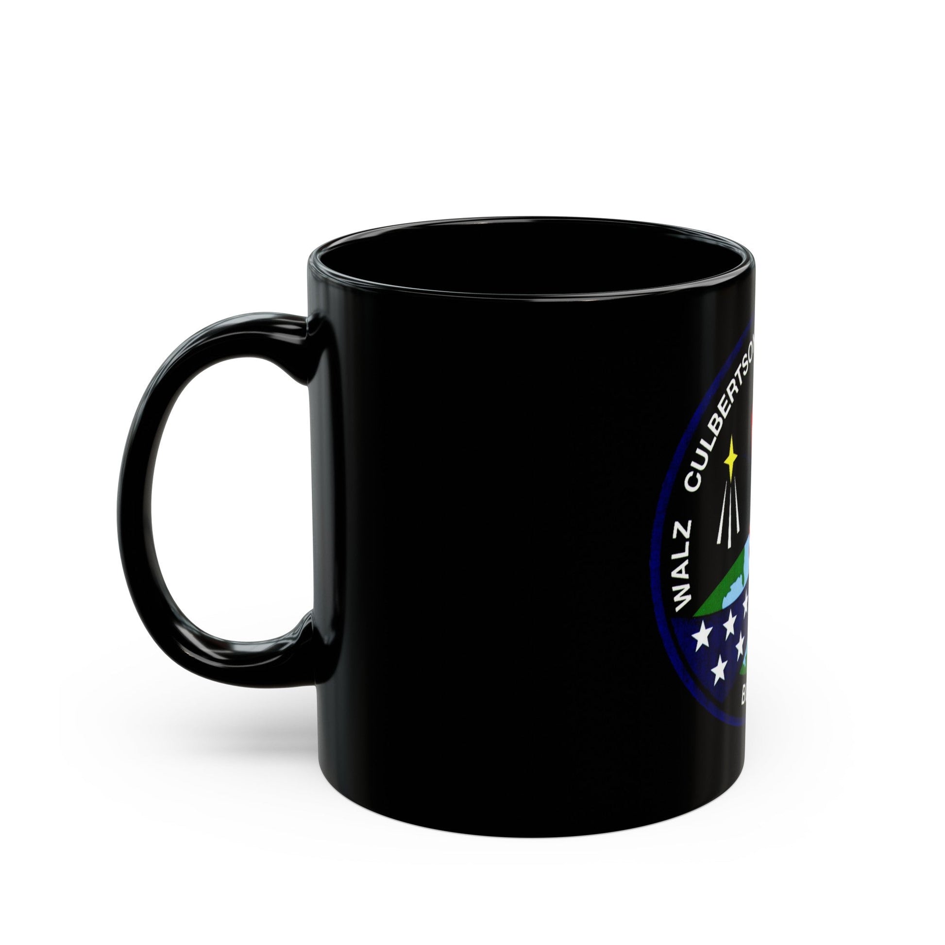 STS 51 (NASA) Black Coffee Mug-The Sticker Space