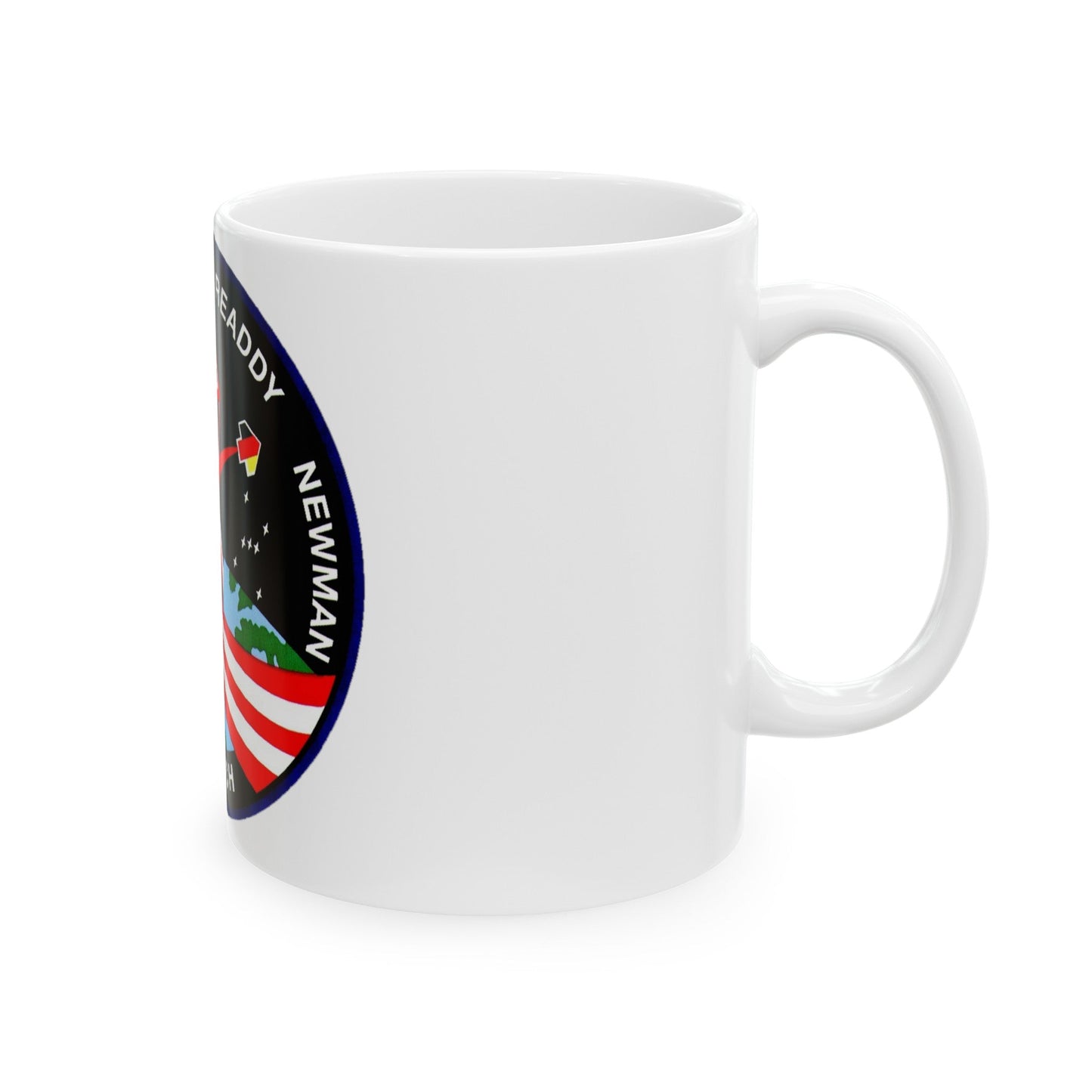 STS 51 (NASA) White Coffee Mug-The Sticker Space