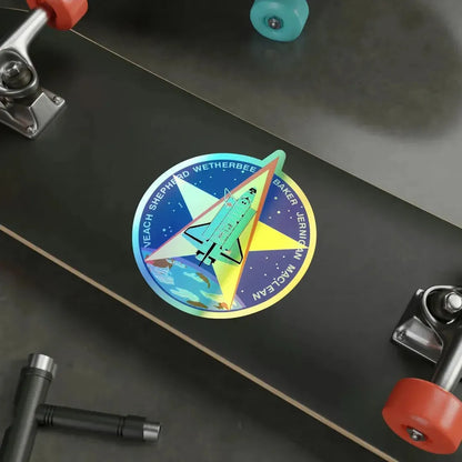 STS 52 (NASA) Holographic STICKER Die-Cut Vinyl Decal - The Sticker Space
