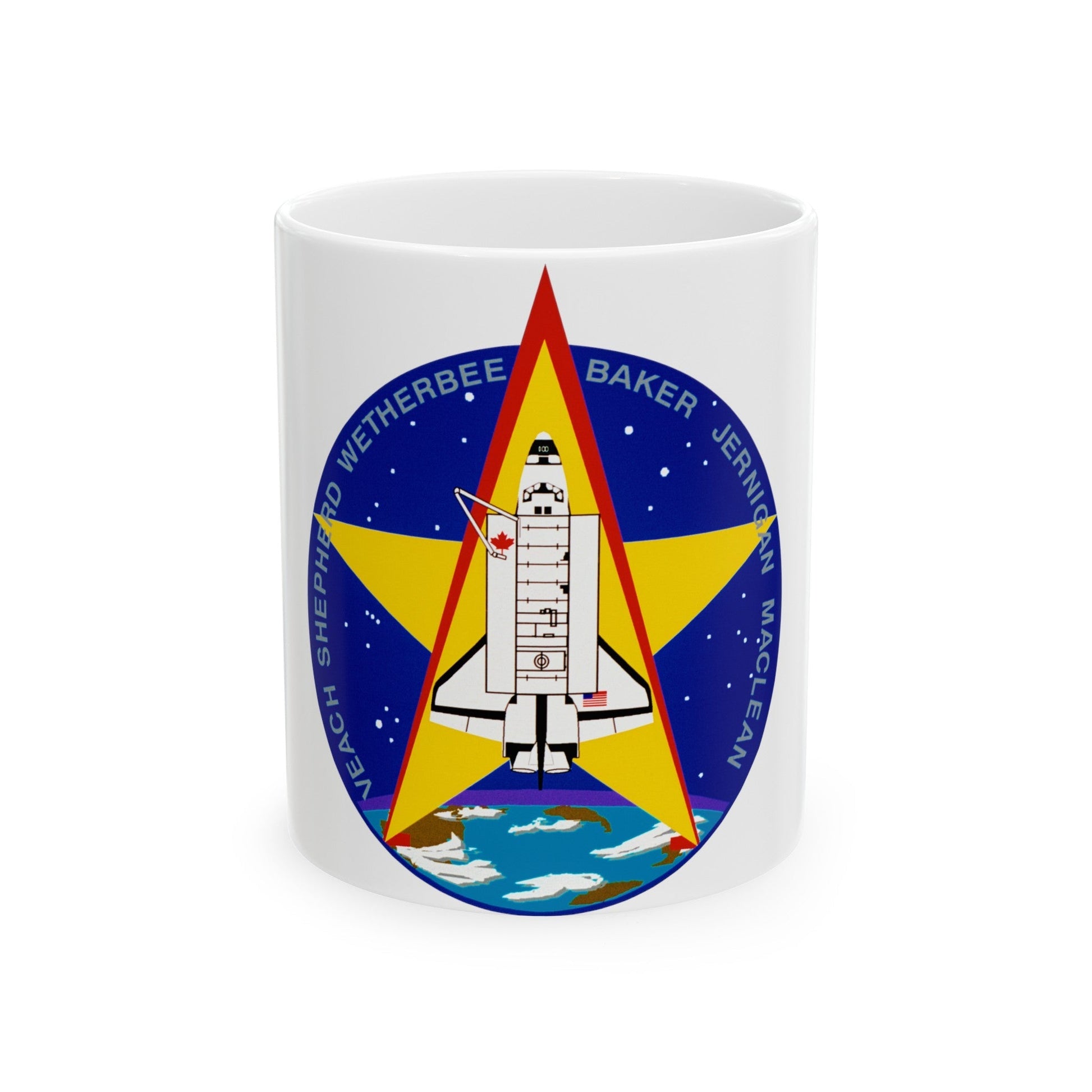 STS 52 (NASA) White Coffee Mug-11oz-The Sticker Space