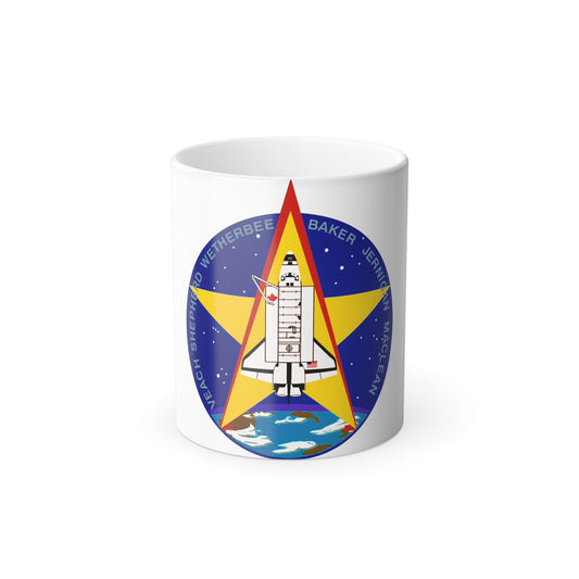 STS 52 Patch NASA - Color Changing Mug 11oz-11oz-The Sticker Space