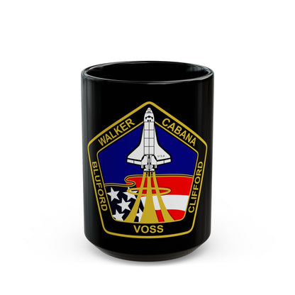 STS 53 (NASA) Black Coffee Mug-15oz-The Sticker Space