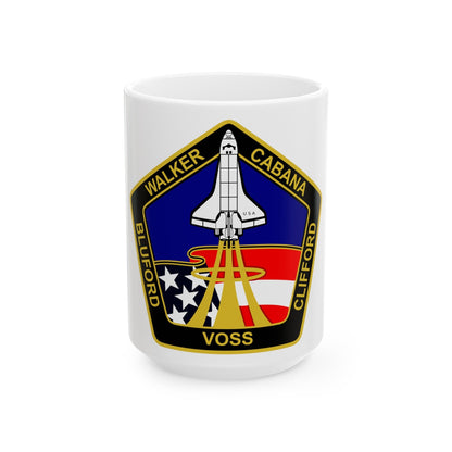 STS 53 (NASA) White Coffee Mug-15oz-The Sticker Space