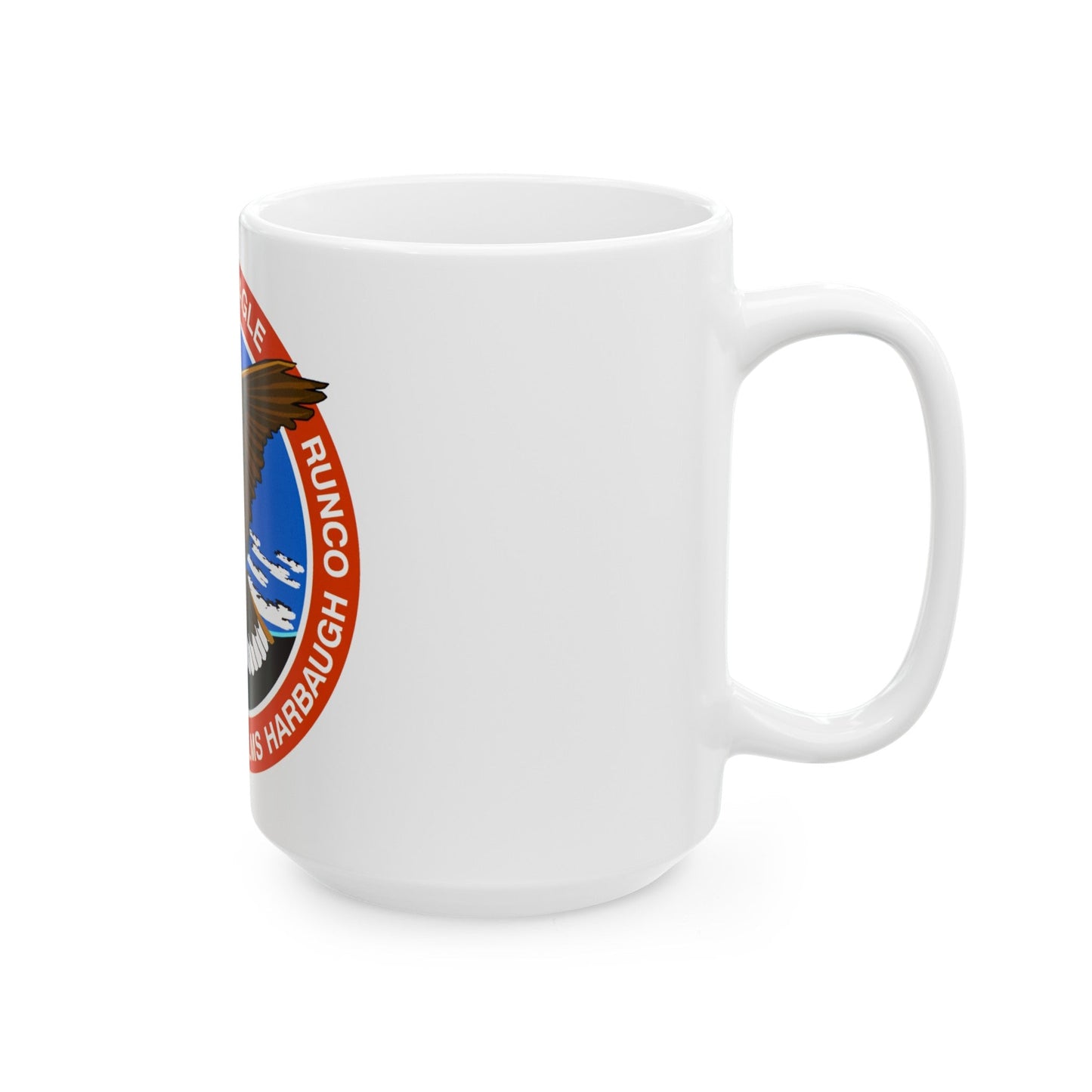 STS 54 (NASA) White Coffee Mug-The Sticker Space