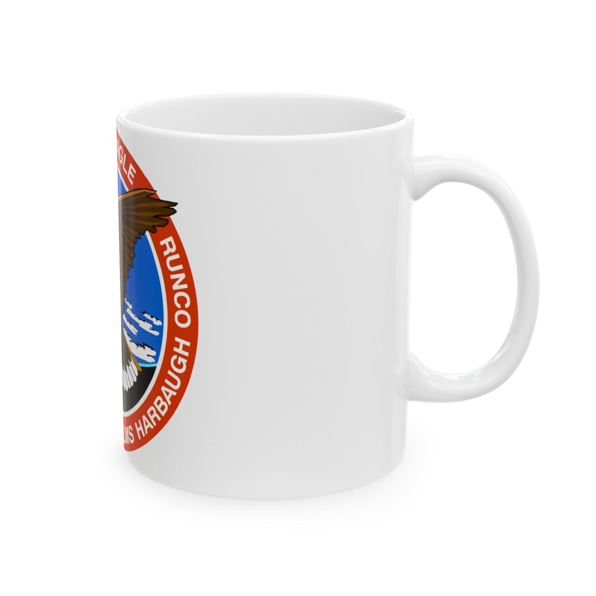 STS 54 (NASA) White Coffee Mug-The Sticker Space