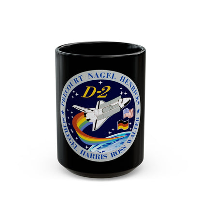 STS 55 (NASA) Black Coffee Mug-15oz-The Sticker Space