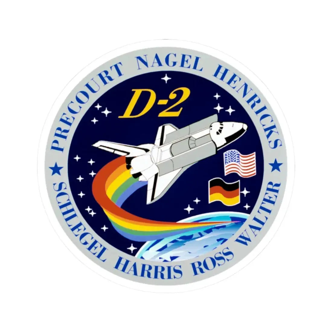 STS 55 (NASA) STICKER Vinyl Kiss-Cut Decal | Shop Stickers, Wall Art ...