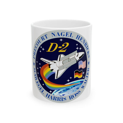 STS 55 (NASA) White Coffee Mug-11oz-The Sticker Space