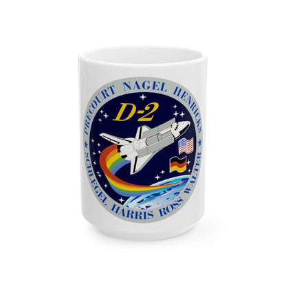 STS 55 (NASA) White Coffee Mug-15oz-The Sticker Space