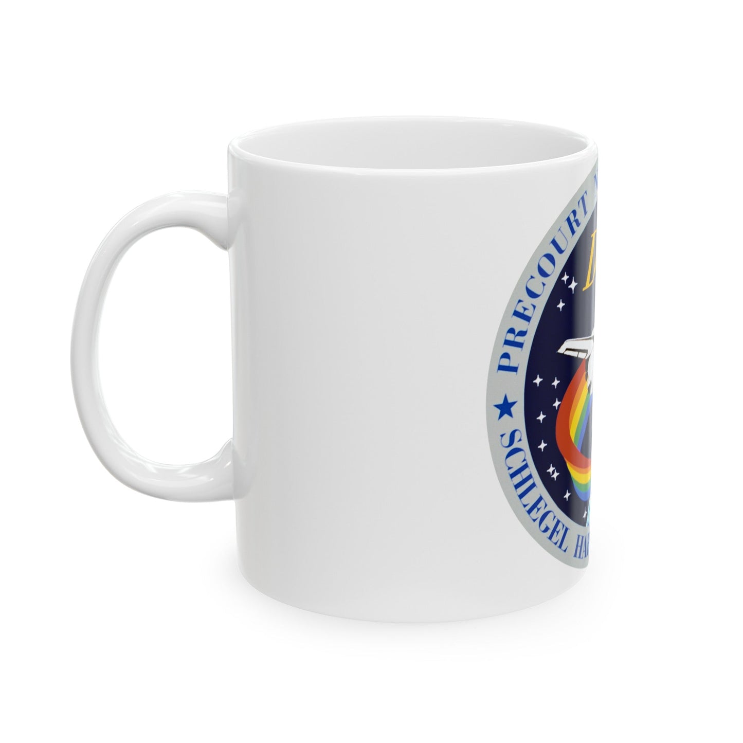 STS 55 (NASA) White Coffee Mug-The Sticker Space