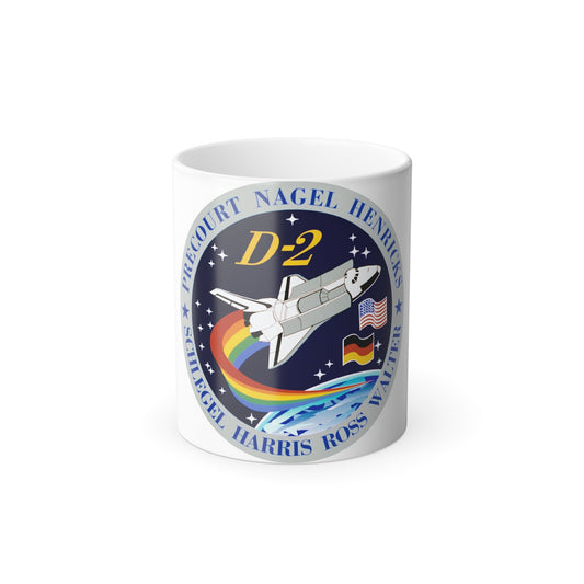 STS 55 Patch NASA - Color Changing Mug 11oz-11oz-The Sticker Space