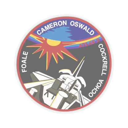 STS 56 (NASA) STICKER Vinyl Kiss-Cut Decal 2 Inch Transparent - The Sticker Space